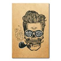 Placa Decorativa - Barber Shop - Barbearia - 0669plmk