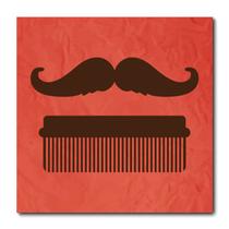 Placa Decorativa - Barber Shop - Barbearia - 0885plmk