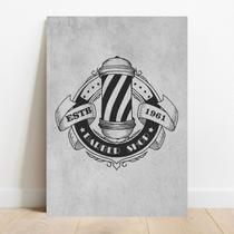 Placa Decorativa Barber Shop