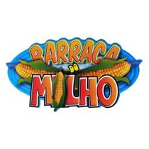 Placa Decorativa Barraca do Milho - 50cm x 26cm - Extra Festas