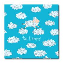 Placa Decorativa - Be Happy - Infantil - 1467plmk