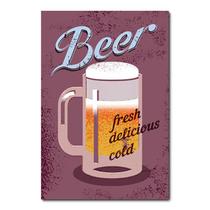 Placa Decorativa - Beer - 0774plmk