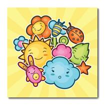 Placa Decorativa - Bichinhos - Infantil - 1552plmk Placa Decorativa - Bichinhos - Infantil - 1552plmk