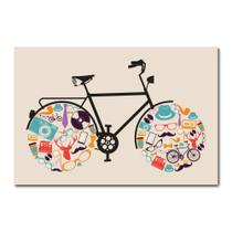 Placa Decorativa - Bicicleta - 1327plmk