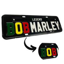 Placa Decorativa Bob Marley Automotiva Alto Relevo Decoração - Decora Placas