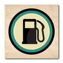 Placa Decorativa - Bomba de Gasolina - 0877plmk