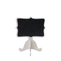 Placa Decorativa Branca 11X8cm - D'Rossi Placa Decorativa Branca 11X8cm - D'Rossi