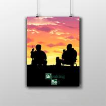 Placa Decorativa Breaking Bad Série - Por Do Sol