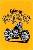 Placa Decorativa California Motor Service PD074 Davys Creative