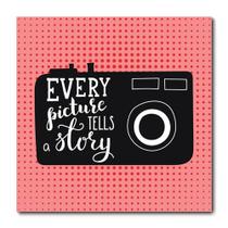 Placa Decorativa - Câmera Fotográfica - 1744plmk