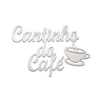 Placa Decorativa Cantinho Do Café Branco F031 - Móveis Trovarelli