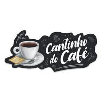 Placa Decorativa Cantinho Do Café Mdf Decoração - Decoraset