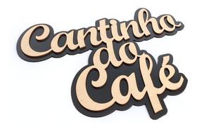 Placa Decorativa Cantinho Do Café - Yper Criativo