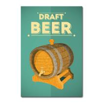 Placa Decorativa - Chopp - Cerveja - 1317plmk