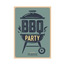 Placa Decorativa Churrasco BBQ Party Placa Decorativa Churrasco BBQ Party