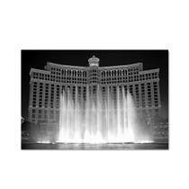 Placa Decorativa Cidades Foto Cassino Bellagio Las Vegas