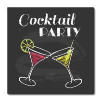 Placa Decorativa - Cocktail - Bar - 0759plmk