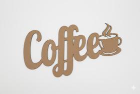 Placa Decorativa Coffee Madeira Mdf Escultura De Parede Cozinha Placa Decorativa Coffee Madeira Mdf Escultura De Parede Cozinha