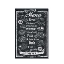 Placa Decorativa com Frase Giz Menu Restaurante Placa Decorativa com Frase Giz Menu Restaurante