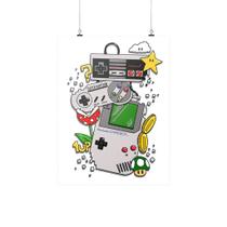 Placa Decorativa Controles Videogame Gamer 20X30Cm