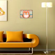 Placa Decorativa - Coruja Tribal - cód. 5111