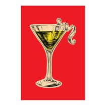 Placa Decorativa Cozinha Bebidas Drink 04 30x40cm