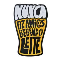 Placa Decorativa Criativa Amigos Bebendo Cerveja Frases Engraçadas Cantinho do Churrasco Boteco