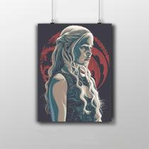Placa Decorativa Daenerys Targaryen - Game Of Thrones Placa Decorativa Daenerys Targaryen - Game Of Thrones