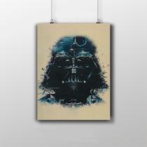 Placa Decorativa Darth Vader - Star Wars Poster