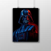 Placa Decorativa - Darth Vader Wallpaper - Star Wars