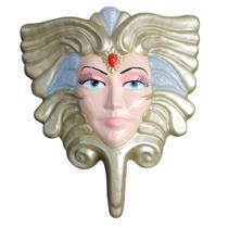 Placa Decorativa de Carnaval - Dama Carnaval Decorada Placa Decorativa de Carnaval - Dama Carnaval Decorada