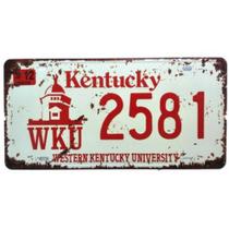 Placa Decorativa de carro antiga metálica Vintage Kentucky GT414-10 - Lorben