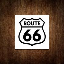 Placa Decorativa De Carro - Route 66 Rota 66 (27X35)