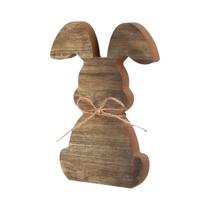 Placa Decorativa De Coelho De Madeira Para Páscoa 1pc Decoração Para Casa Logo 2D Peça Central De