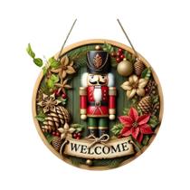 Placa Decorativa De Madeira Vintage Para Pendurar Na Parede Com Tema Quebra-Nozes De Natal, Placa De Placa Decorativa De Madeira Vintage Para Pendurar Na Parede Com Tema Quebra-Nozes De Natal, Placa De