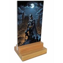 Placa decorativa de mesa do Batman