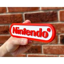 Placa Decorativa de Mesa Nintendo Logo - Cria 3D