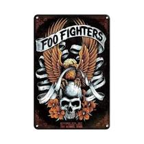 Placa Decorativa De Metal Retro De Banda De Rock Para Bar, Clube, Vintage, Placa De Parede