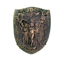 Placa Decorativa Deusa Tríplice - Simbolismo Feminino Placa Decorativa Deusa Tríplice - Simbolismo Feminino