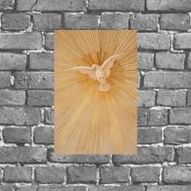 Placa Decorativa Divino Espírito Santo 18x27cm Placa Decorativa Divino Espírito Santo 18x27cm