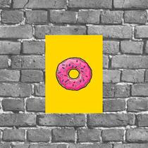 Placa Decorativa Donuts 18x27cm Placa Decorativa Donuts 18x27cm