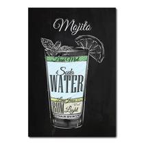 Placa Decorativa - Drink Mojito - 0947plmk