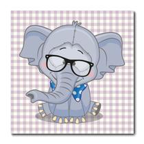 Placa Decorativa - Elefante Infantil - 0904plmk