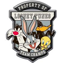 Placa Decorativa em Alumínio - PROPERTY OF TEAM CHAMPS - Looney Tunes