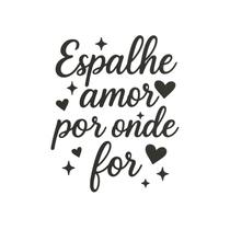Placa Decorativa em MDF - "Espalhe Amor por Onde For"