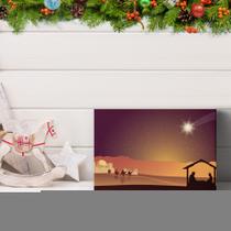 Placa Decorativa em MDF Presépio no Deserto 20x30cm Placa Decorativa em MDF Presépio no Deserto 20x30cm