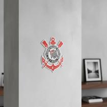 Placa Decorativa Escudo Corinthians 20x15.5cm Metal Ref. RE0171B Placa Decorativa Escudo Corinthians 20x15.5cm Metal Ref. RE0171B
