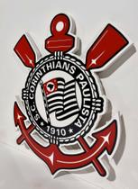 Placa Decorativa Escudo Corinthians Timão 3d Acrilico