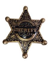 Placa Decorativa - Estrela Sheriff Decorada