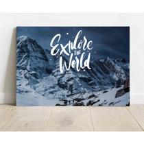 Placa Decorativa Explore The World